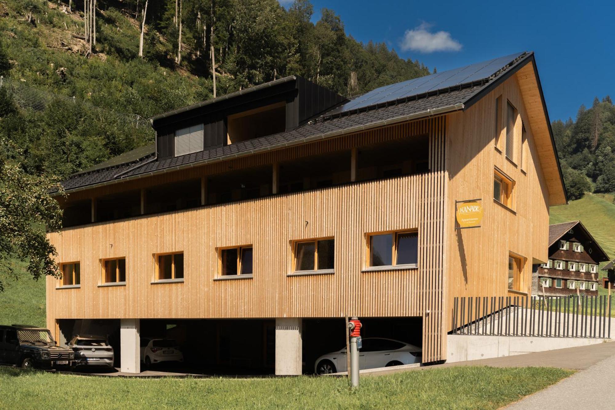 Haus Kanabe Schoppernau Eksteriør billede